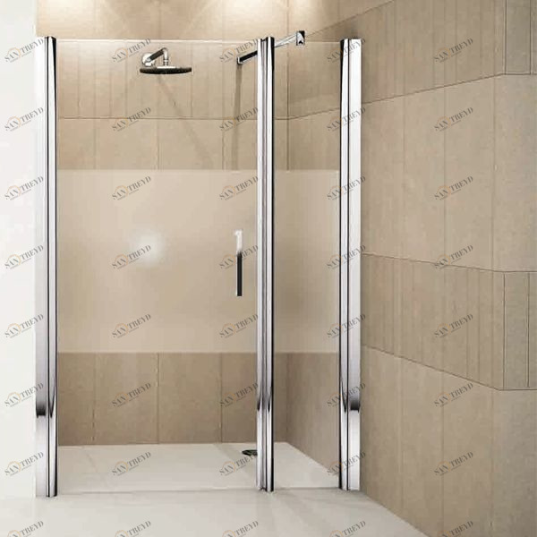 Двери в нишу 150 см GIADA G+F Novellini GIADA с сатинированным стеклом GIADNGF144S44KGIADNGF144D44K