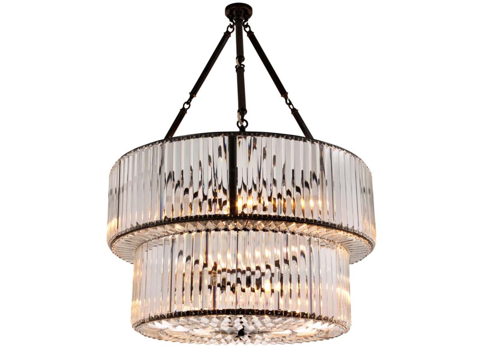 Кристалл светодиодный подвесной светильник Eichholtz INFINITY DOUBLE ARCH-00031880