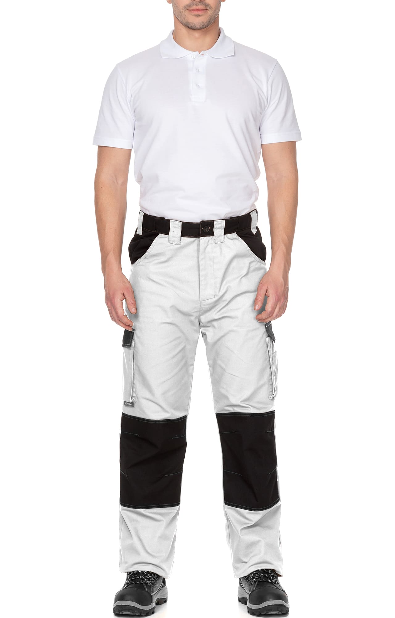 4974824 Костюм  NEW белый графит STATUS  Летняя спецодежда  размер 44-46/170-176  - Вид №16