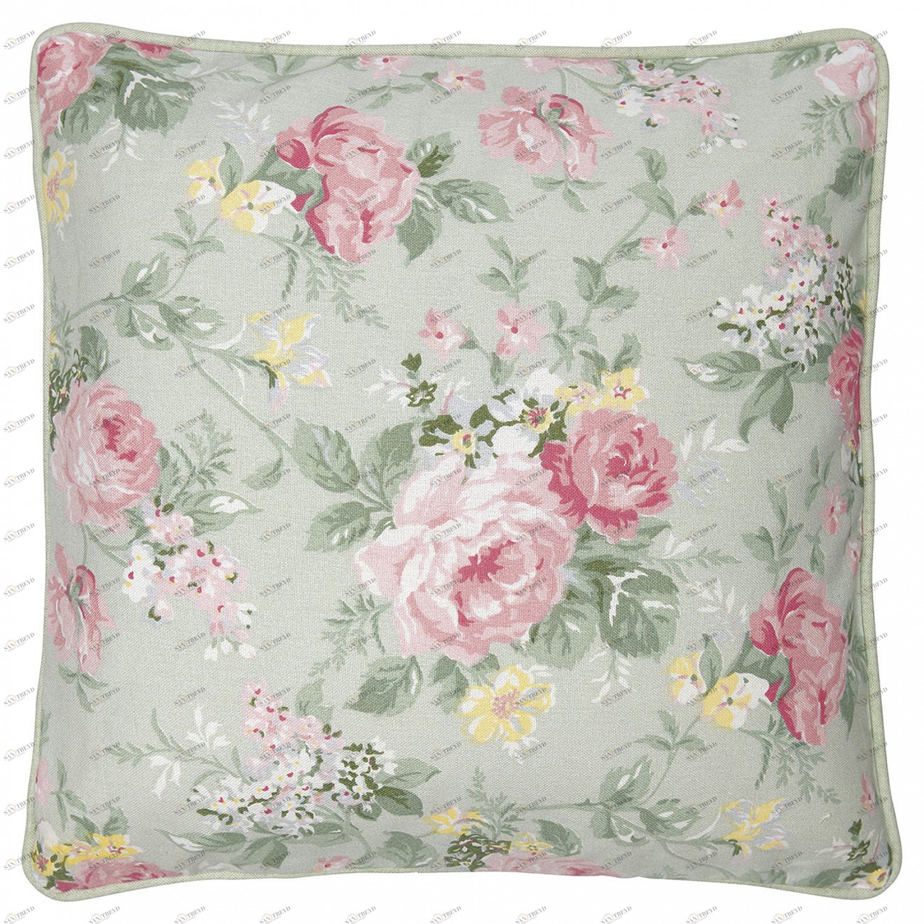 Наволочка "Josephine pale mint" LE-VILLAGE  224248 Серый 