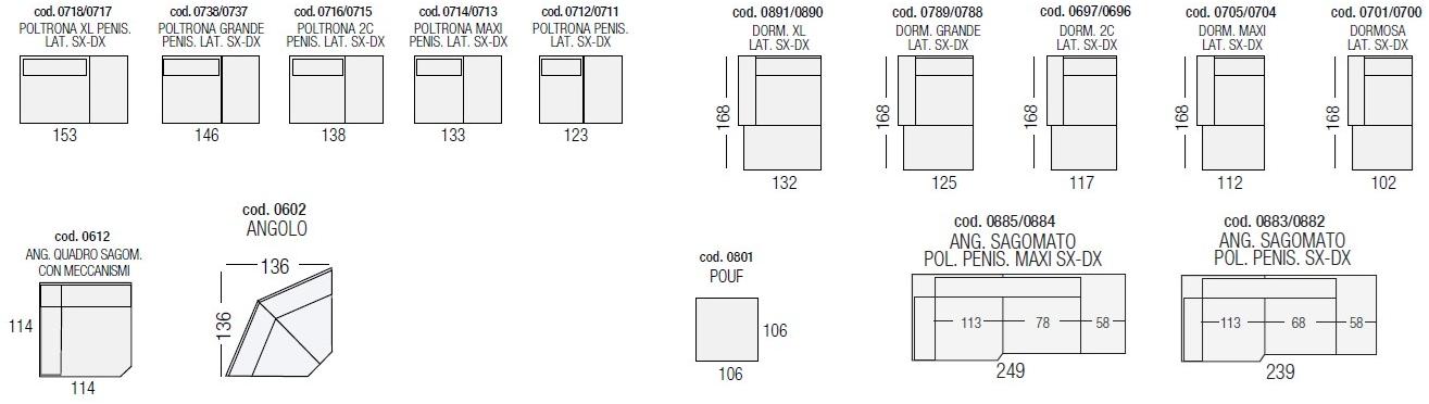 Egoitaliano 2-местный тканевый диван с электроприводом Harmony sun-id-1476949 - Вид №4