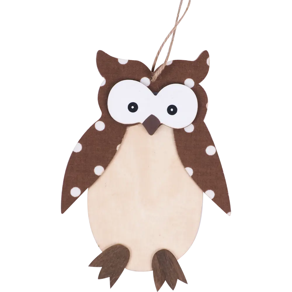 Ёлочное украшение «Сова» 18x7 см Santreyd STLM-2009038