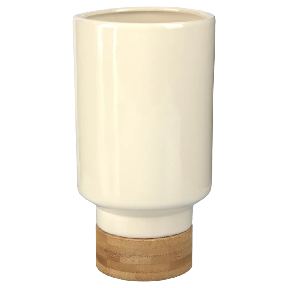 Ваза Eglo VCR-0111 керамика белая 17 см Atmosphera STLM-2155432