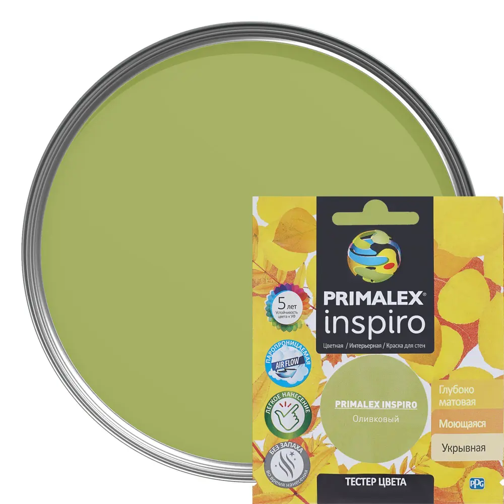 Тестер Primalex Inspiro 40 мл Оливковый STLM-2083108