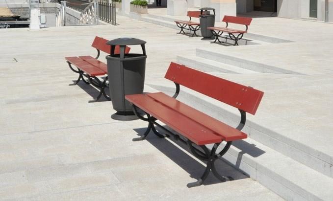 Neri Деревянная скамейка со спинкой Nyssa 2170  - Вид №5