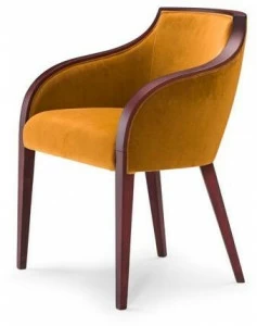 Prestige Мягкое бархатное кресло с подлокотниками Gran duca Cvg046