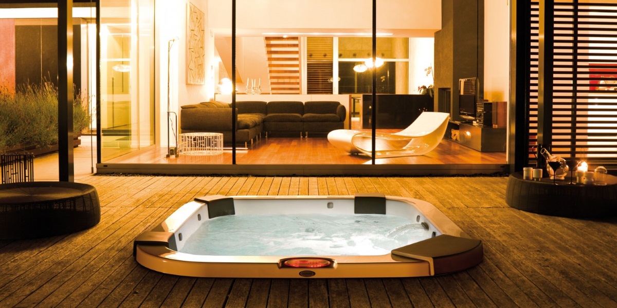 Мини-бассейн встроенный Santorini 9444-828 Jacuzzi 9444828 - Вид №1