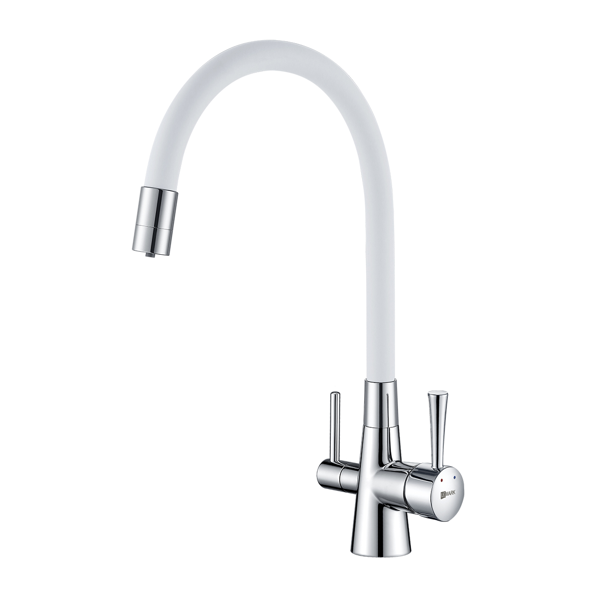 LM3075C-White Смеситель Comfort для кухни с подключением к фильтру с питьевой водой LEMARK COMFORT
