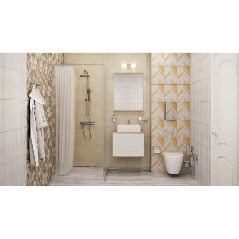 Плитка настенная Wood «Мозаик» 35x25 см 1.4 м2 BELANI STLM-2190937 - Вид №6