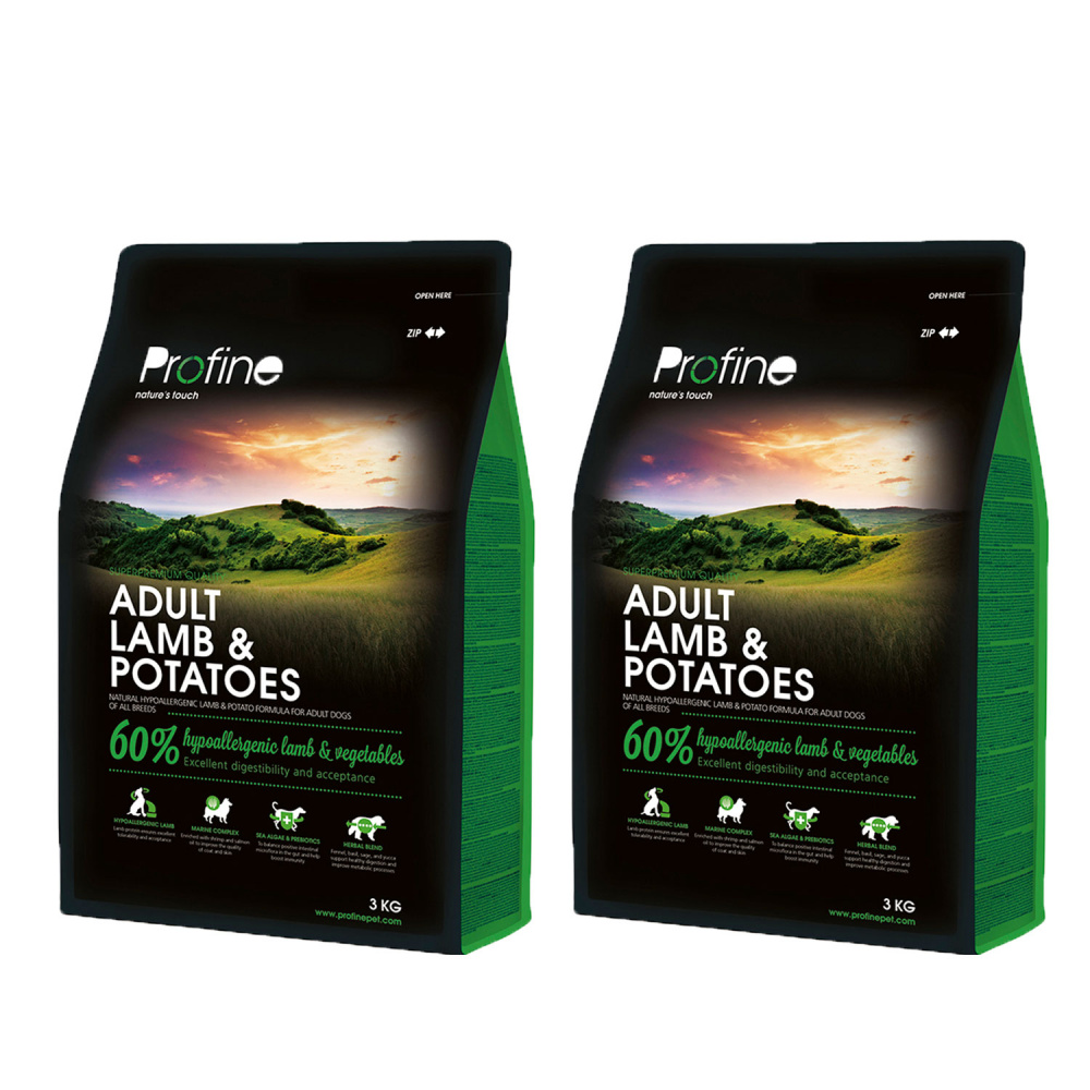 ПР0022633*2 Корм для собак ягненок сух. 3кг (упаковка - 2 шт) PROFINE 