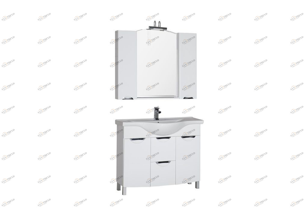 Мебель для ванной Aquanet Асти 105 б/к белый 00178433