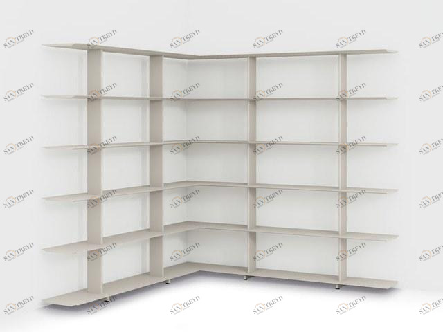 Systemtronic Книжный шкаф открытого типа из экструдированного алюминия Wing sun-id-1371896