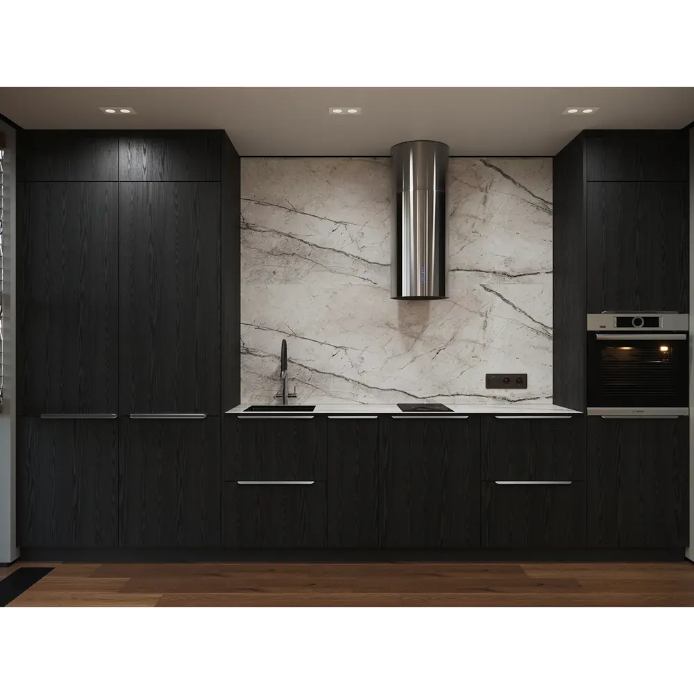 Фальшпанель KONSENSA Канск черная для кухонных шкафов 10×77 см 89423394 STLM-1581991 - Вид №12