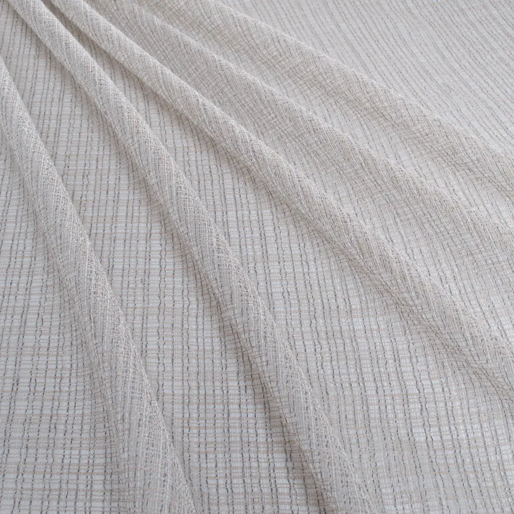 Тюль MIAMOZA бежевый на шторной ленте 300x295 см 88054292 STLM-1046060 - Вид №3