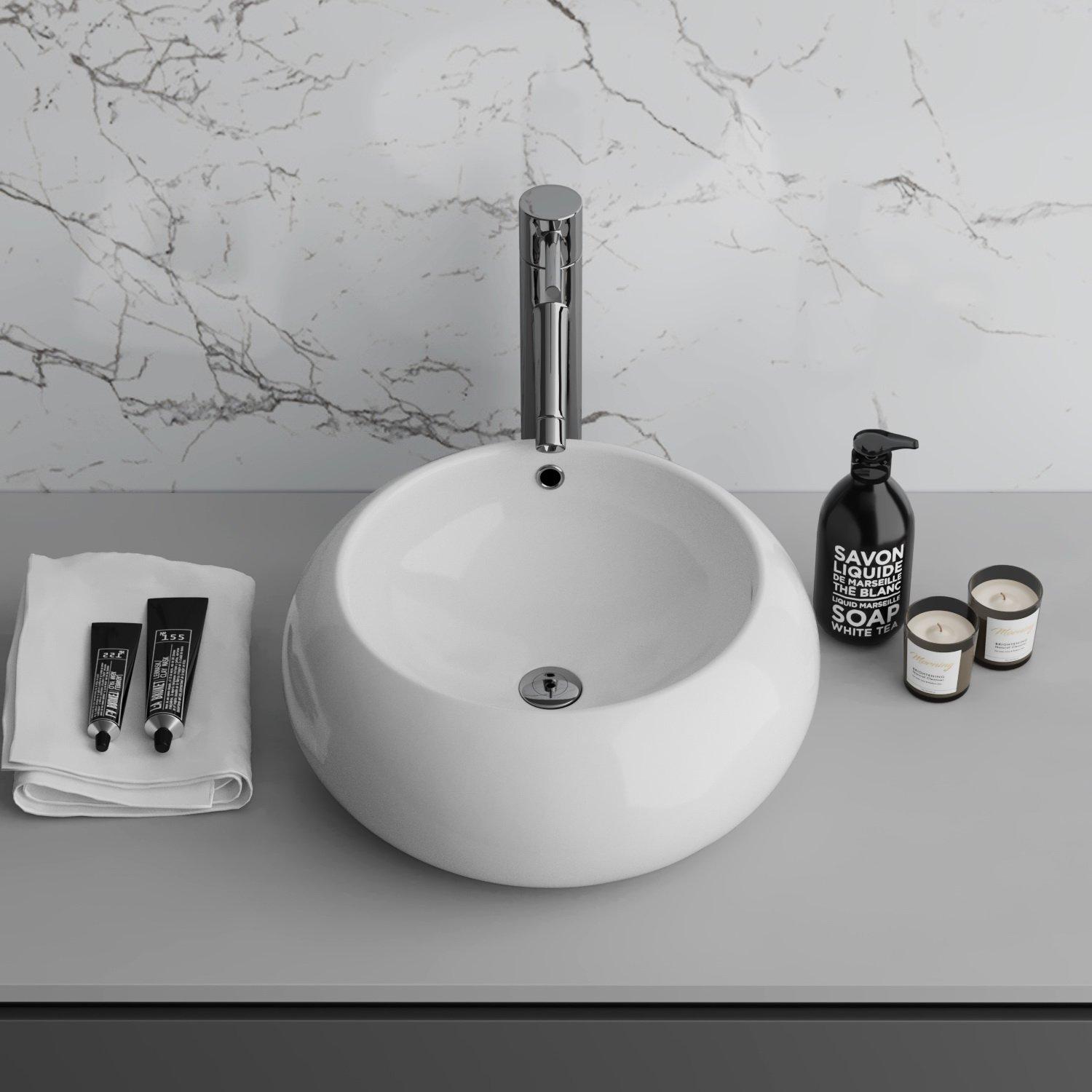 GR-3010 Накладная раковина на столешницу  прямоугольная Grossman 