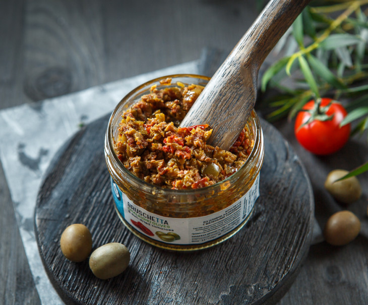 7750 Брускетта из оливок Халкидики с вялеными томатами Вкусляндия  - Вид №1