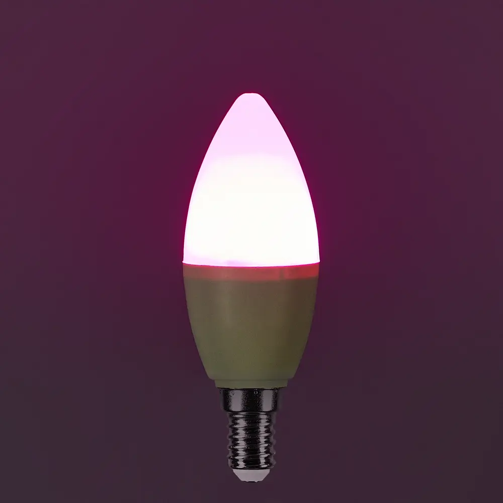Лампа светодиодная Osram E14 220-240 В 5.5 Вт свеча матовая 470 лм, регулируемый цвет света RGBW, для диммера 82911571 STLM-2195903  - Вид №12