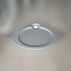 Душевой поддон 90X90X2 СМ R-СЕРЫЙ GUTEWETTER