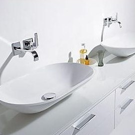 Композиция №9  Crono Collection комплект мебели для ванной комнаты Burgbad 3296 - Вид №1