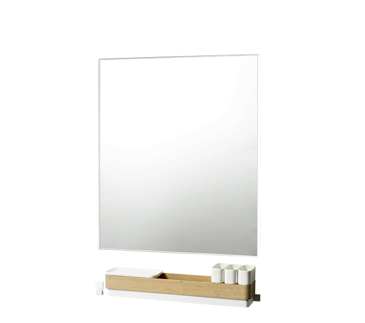 Ex.T ROW 60 Зеркало в белой рамке EXSPROW60B.CO  - Вид №1