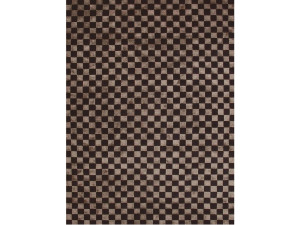 Прямоугольный ковер ручной работы в клетку