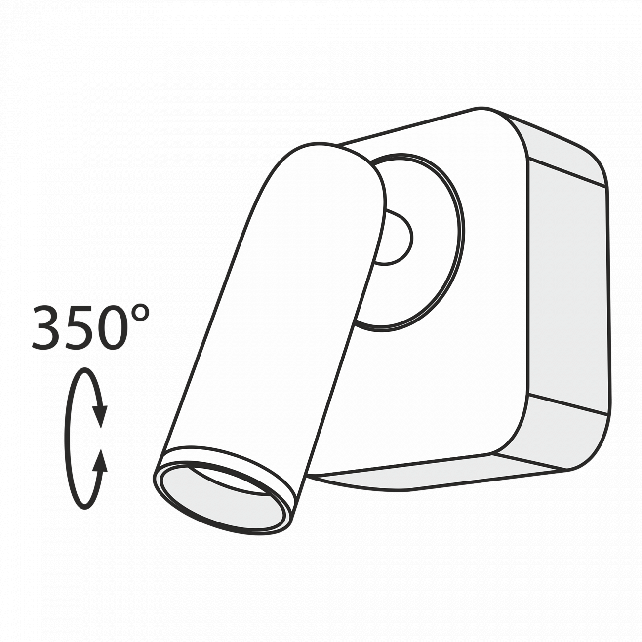 Бра настенное черное Mirax C039 TECHNICAL CEILING & WALL 00-3957386 Черный  - Вид №3