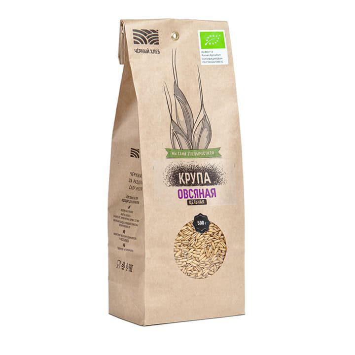 Крупа овсяная цельная Чёрный хлеб Santreyd 4166