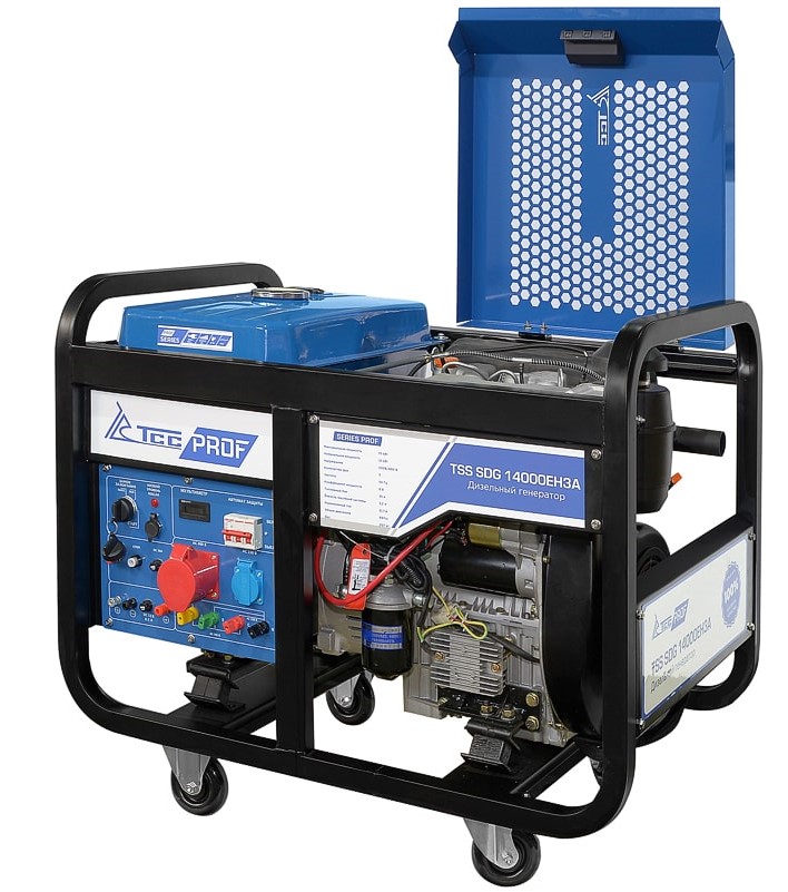 Электрогенератор  дизельный  ТСС SDG 14000EH3A 9101174 STDN-0034602 - Вид №4