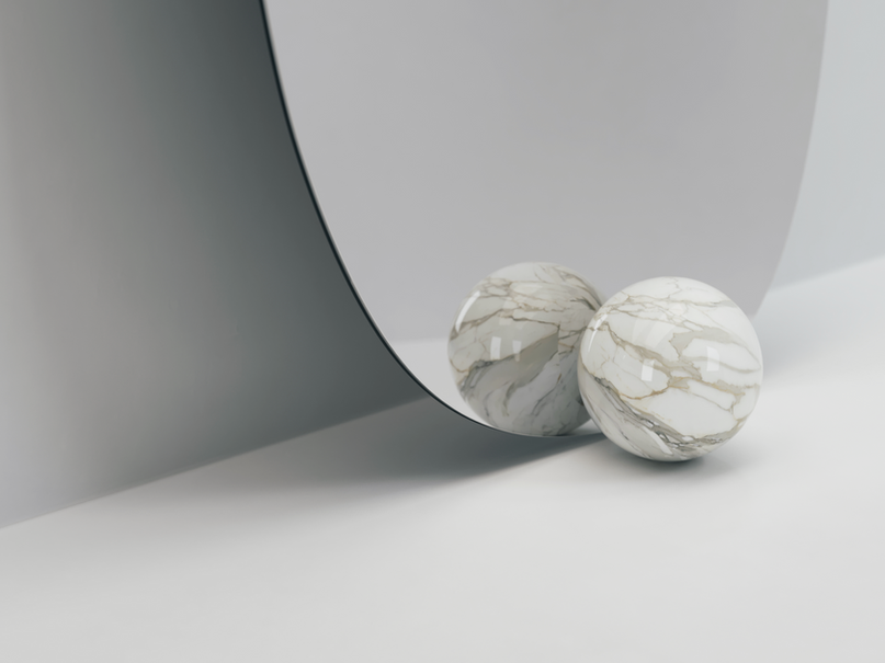 Secolo 1931 Mirror Приставное зеркало обшитое лакированным матовым/глянцевым деревом с мраморным основанием Premium  - Вид №2