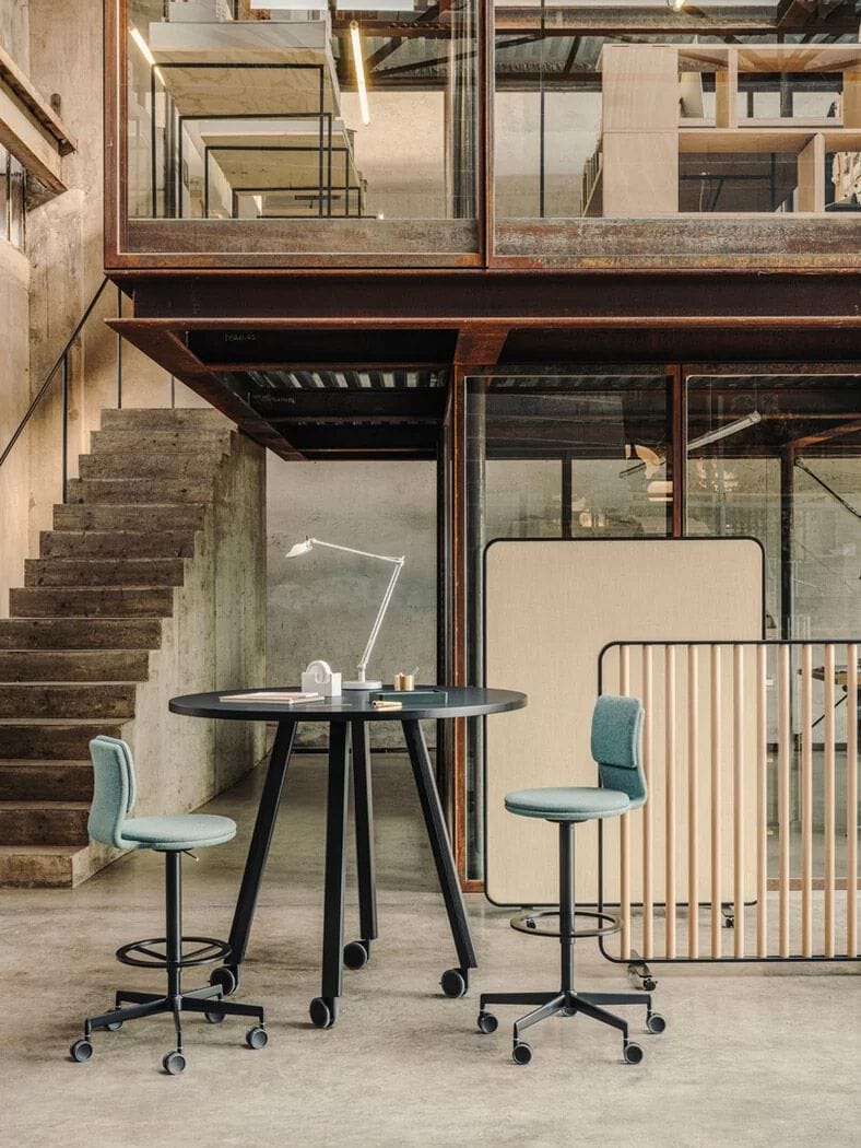 Регулируемый по высоте офисный стул из ткани со спинкой Lapalma ARCH-00135297 - Вид №4