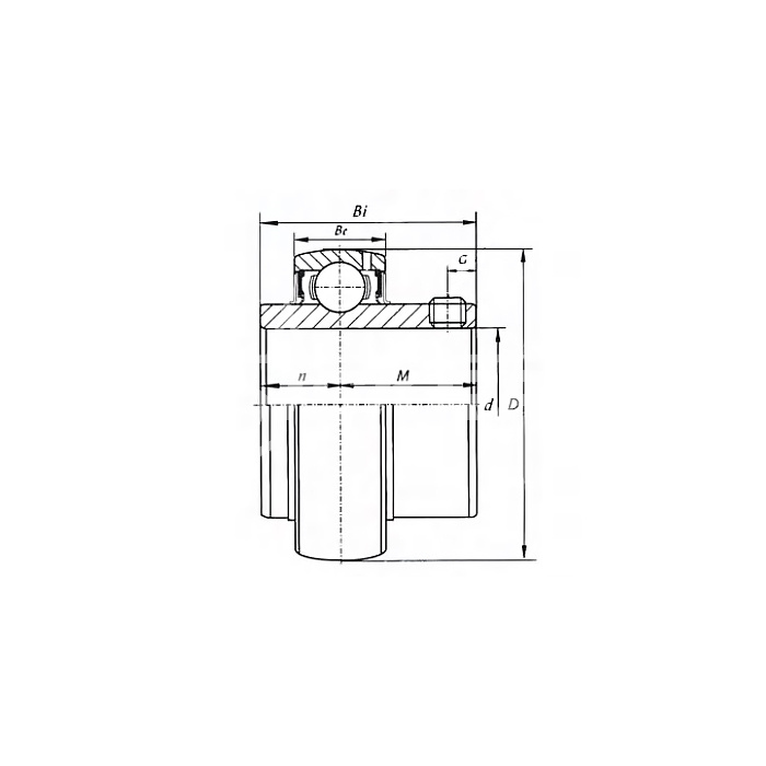 IS1859 Нержавеющий подшипник (магнитный) UC210 BSS 2RS ISKRA  - Вид №1