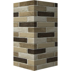 Камень искусственный White Hills Сити Брик коричнево-бежевый 2.95 м²