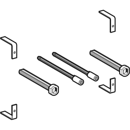 240.058.00.1 Удлинительный комплект Geberit для смывных бачков скрытого монтажа Delta и Twinline Geberit  - Вид №1