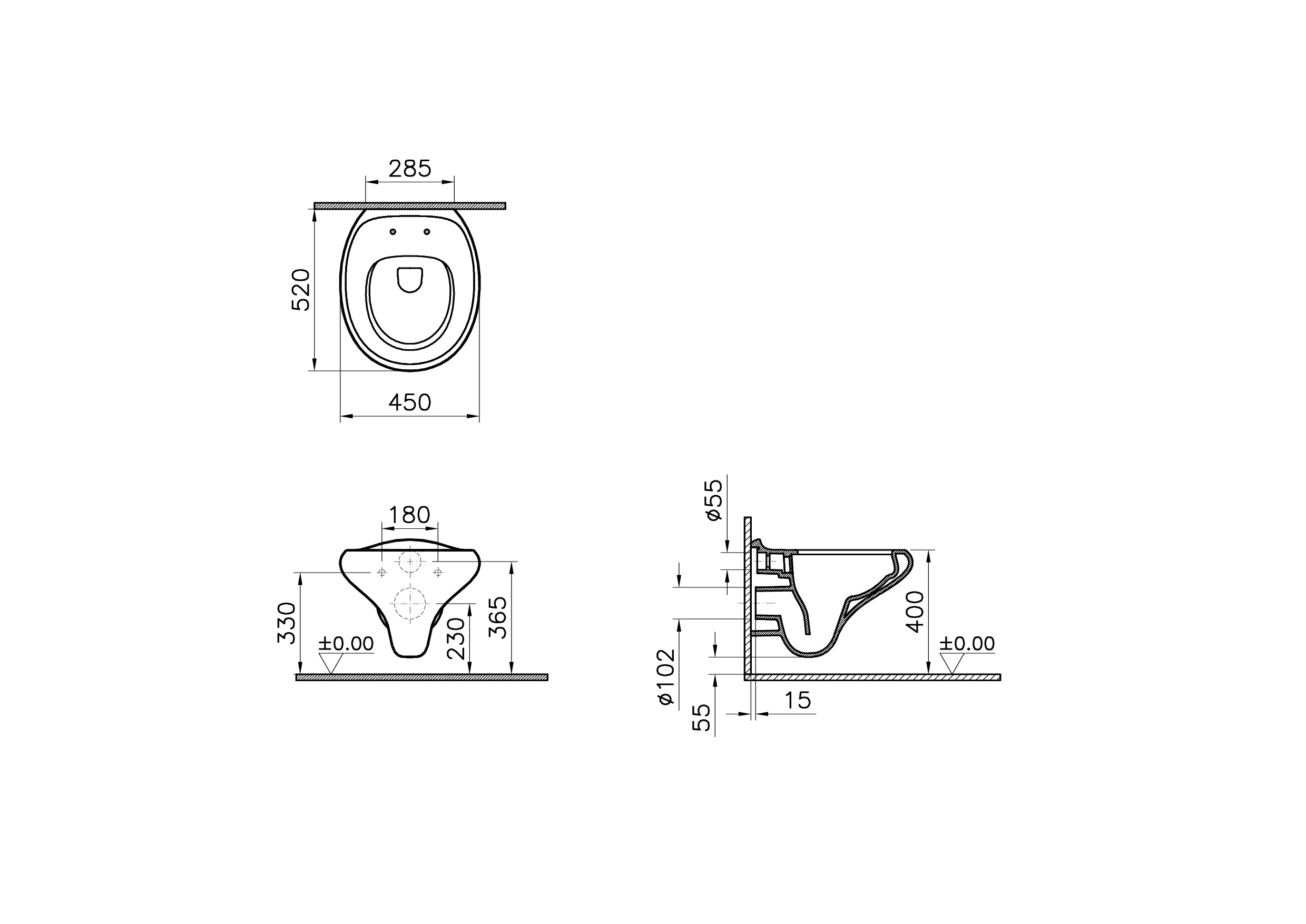 4518B403-0075 Биде Vitraglobal Istanbul - Вид №1