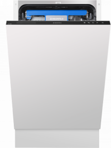 MLP-08IM Посудомоечная бытовая машина mlp-08i/ узкая, встраиваемая пмм 45см, 10 комплектов, 10 программ, расход 9л, сенсорное управление с дисплеем cold white, 2 корзины для посуды (верхняя регулируемая по высоте) , выдвижной лоток для столовых приборов,