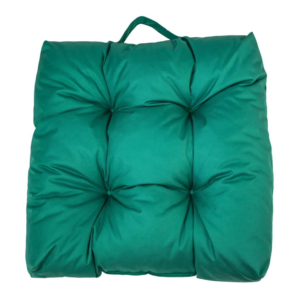 Сидушка для пикника Linen Way 50x50 см цвет зеленый Уличная подушка STLM-2071608