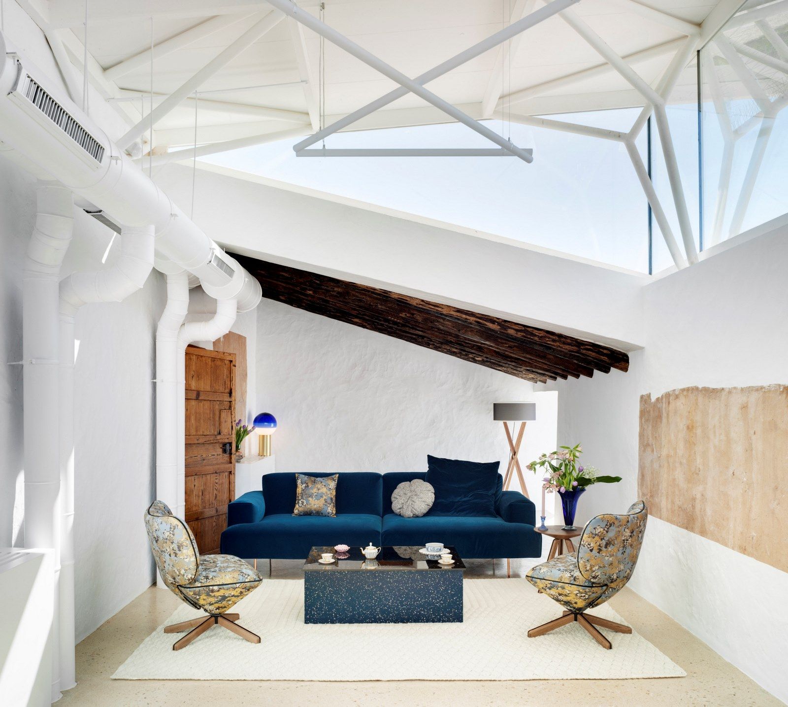 Прямоугольный журнальный столик с основанием IQ Surface Glass Top SANCAL Vestige ARCH-00046484 - Вид №3