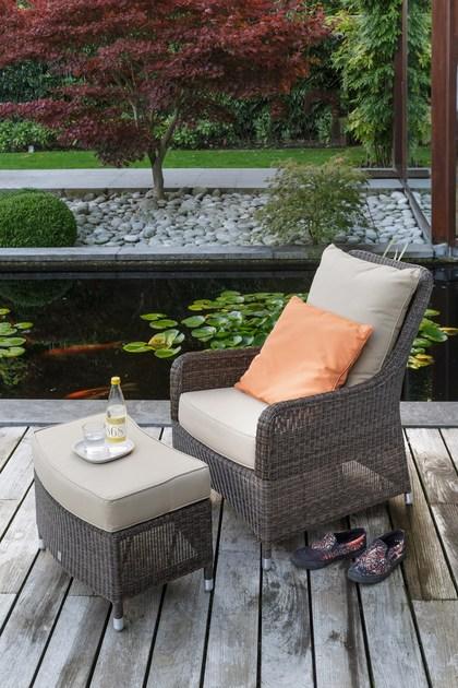 Kok Maison Пуф садовый полиэтиленовый Résine fine sun-id-1378278 - Вид №1