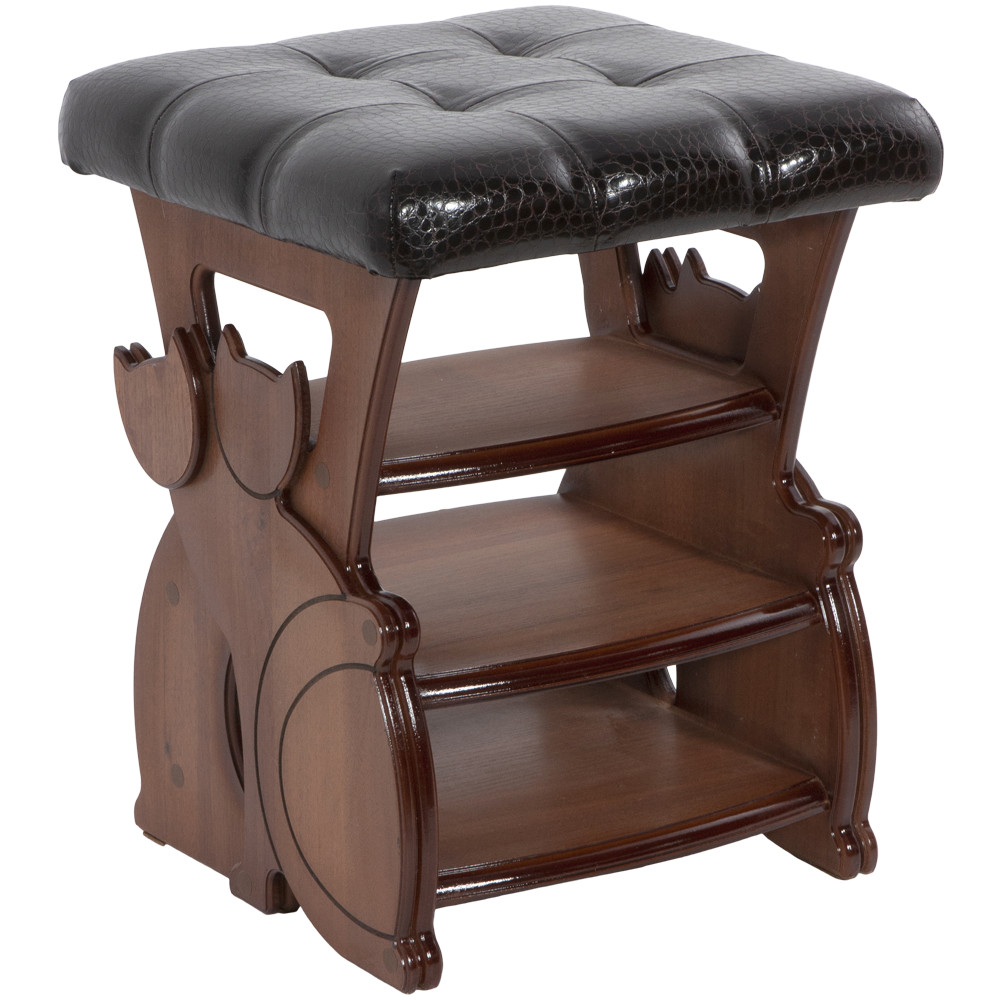 11179 Табурет Марта 3 Шоколад Рептилия BOGACHO 