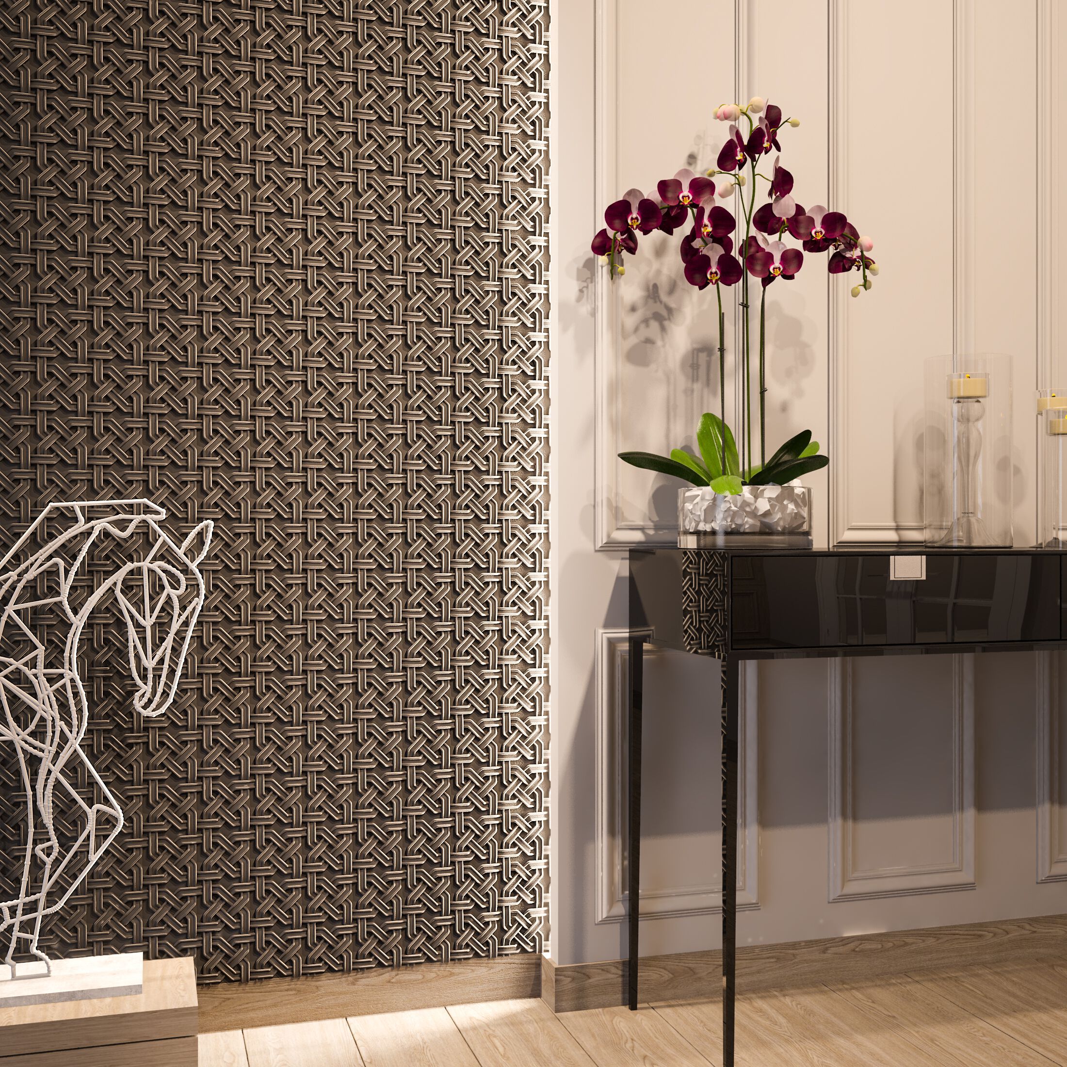 Трехмерное гипсовое покрытие WallDeco C-Classic ARCH-00033793 - Вид №1