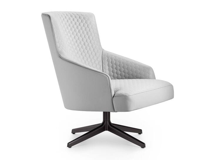 Кожаное вращающееся кресло с подлокотниками i 4 Mariani Мур ARCH-00070230