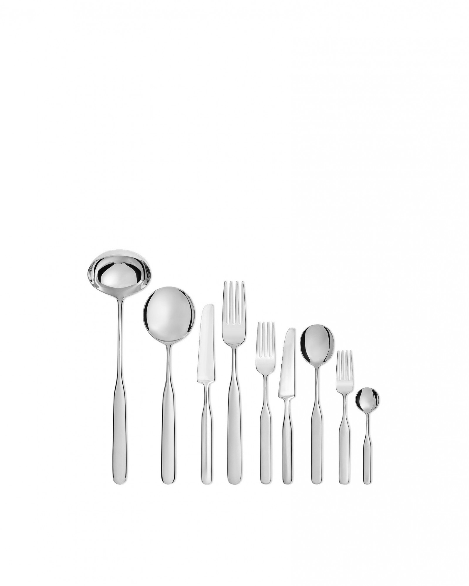 IS02S75 Набор столовых приборов Alessi Италия Collo-alto