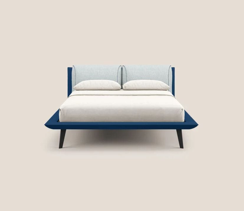 Кожаная кровать с мягким изголовьем Divani.Store PETRA ARCH-00098809 - Вид №3