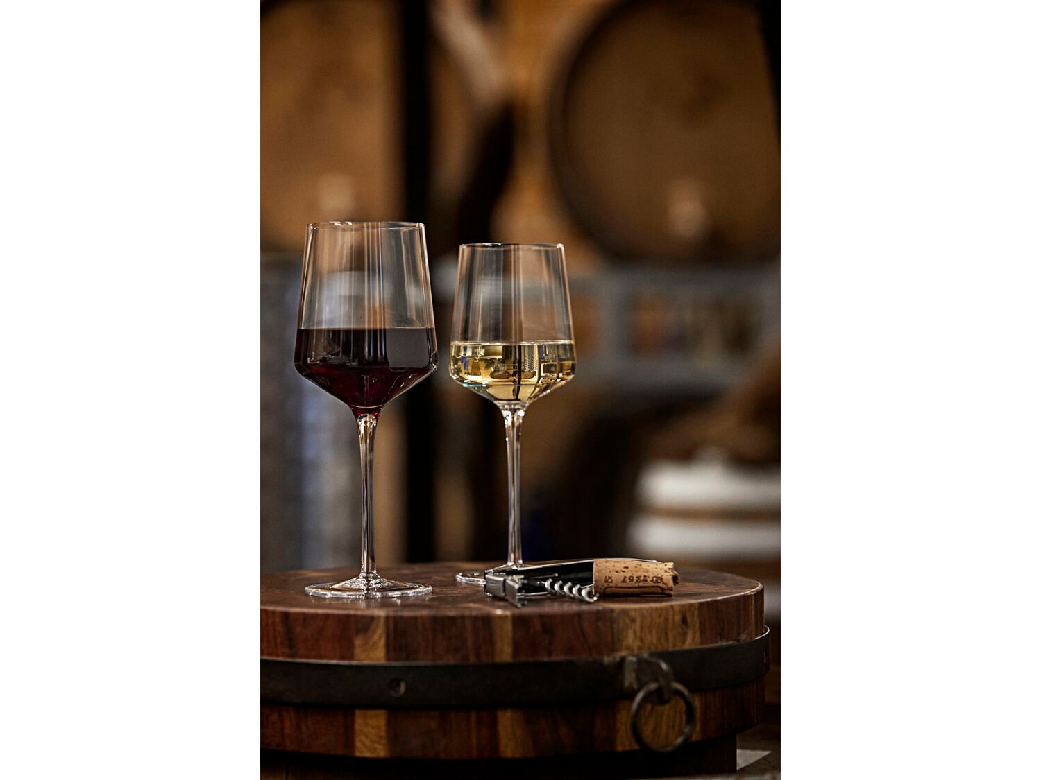 Выдувное стекло белый набор бокалов для вина ZONE DENMARK Rocks ARCH-00053754 - Вид №1