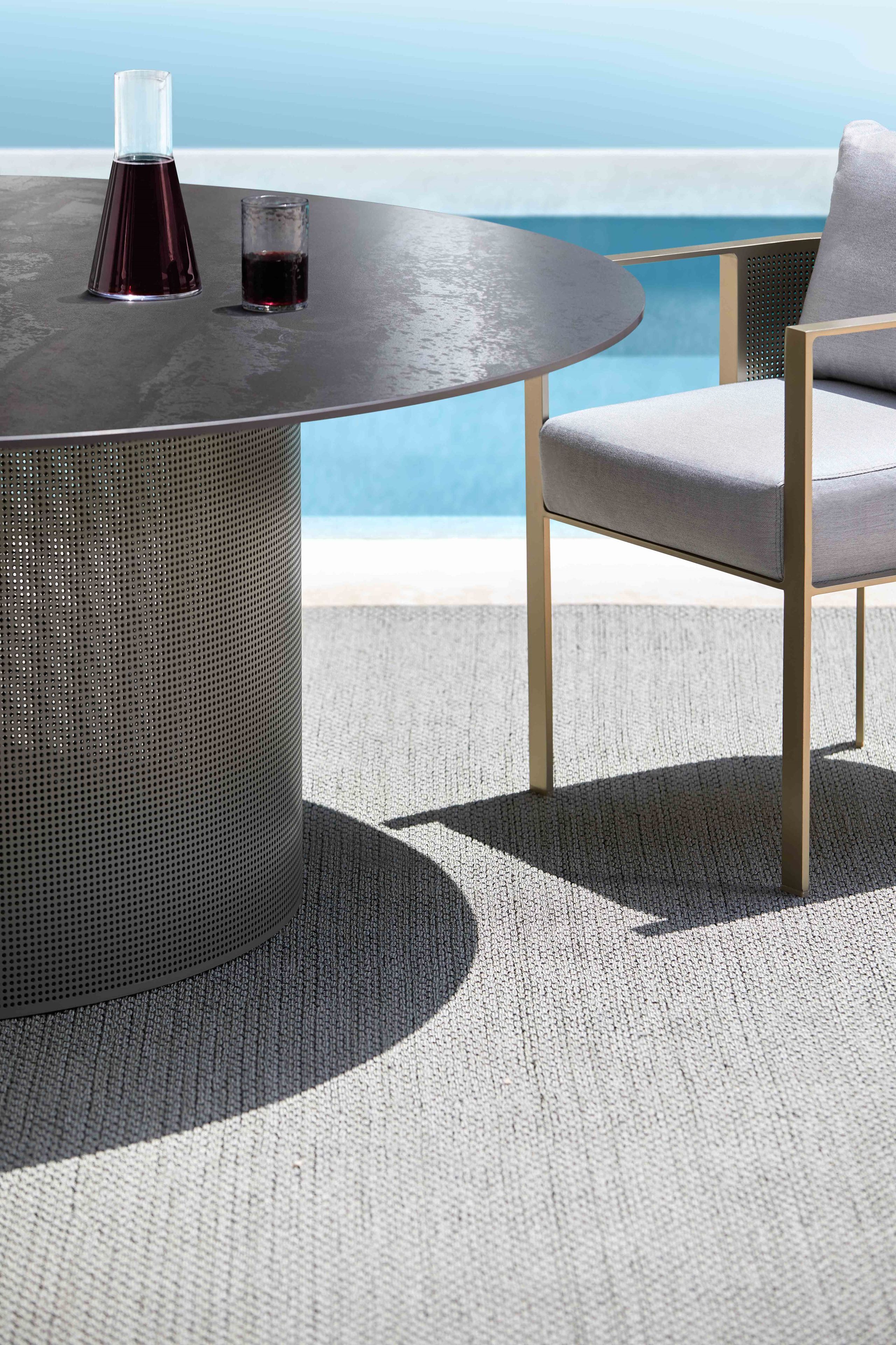 Круглый фарфоровый стол GANDIABLASCO Solanas ARCH-00143773 - Вид №8