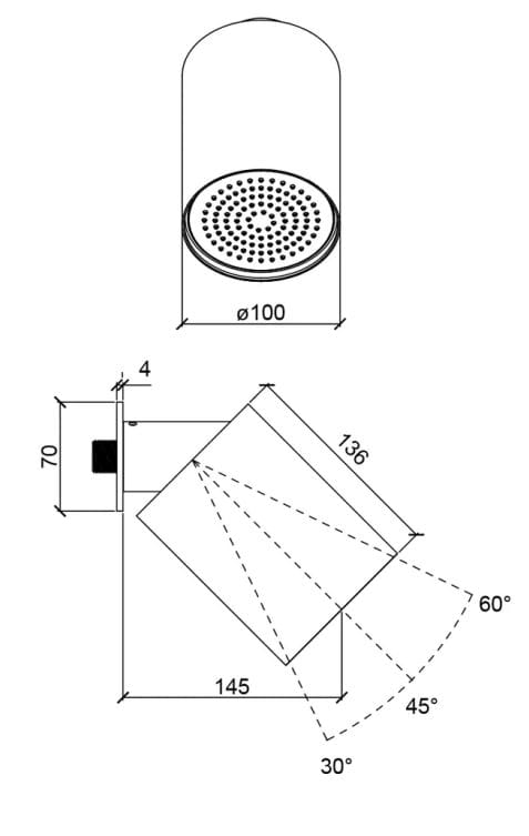 Смеситель для душа из латуни и мрамора с одной ручкой QD Magistro Lab Eternal ARCH-00149423 - Вид №1