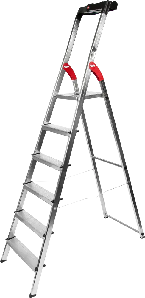 HAILO Профессиональная алюминиевая стремянка с лотком для инструментов 15474172