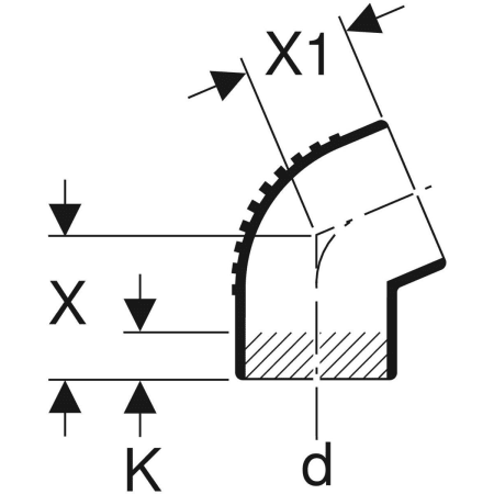 307.150.14.1 Отвод Geberit Silent-db20 Geberit  - Вид №12