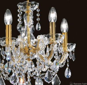 Masiero VE 944/3 MTGOLD /CUT CRYSTAL люстра подвесная