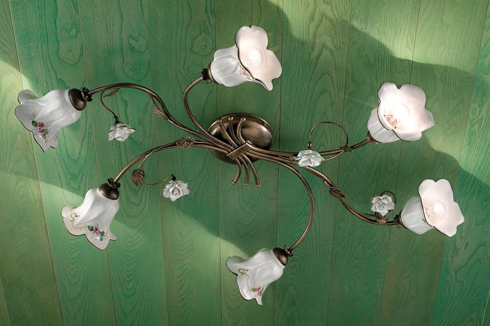 Керамический потолочный светильник с фиксированной рукояткой FERROLUCE Пиза ARCH-00068303 - Вид №6